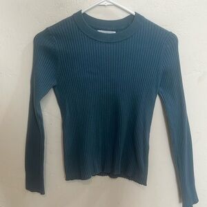 Zara long sleeve ribbed top 13–14